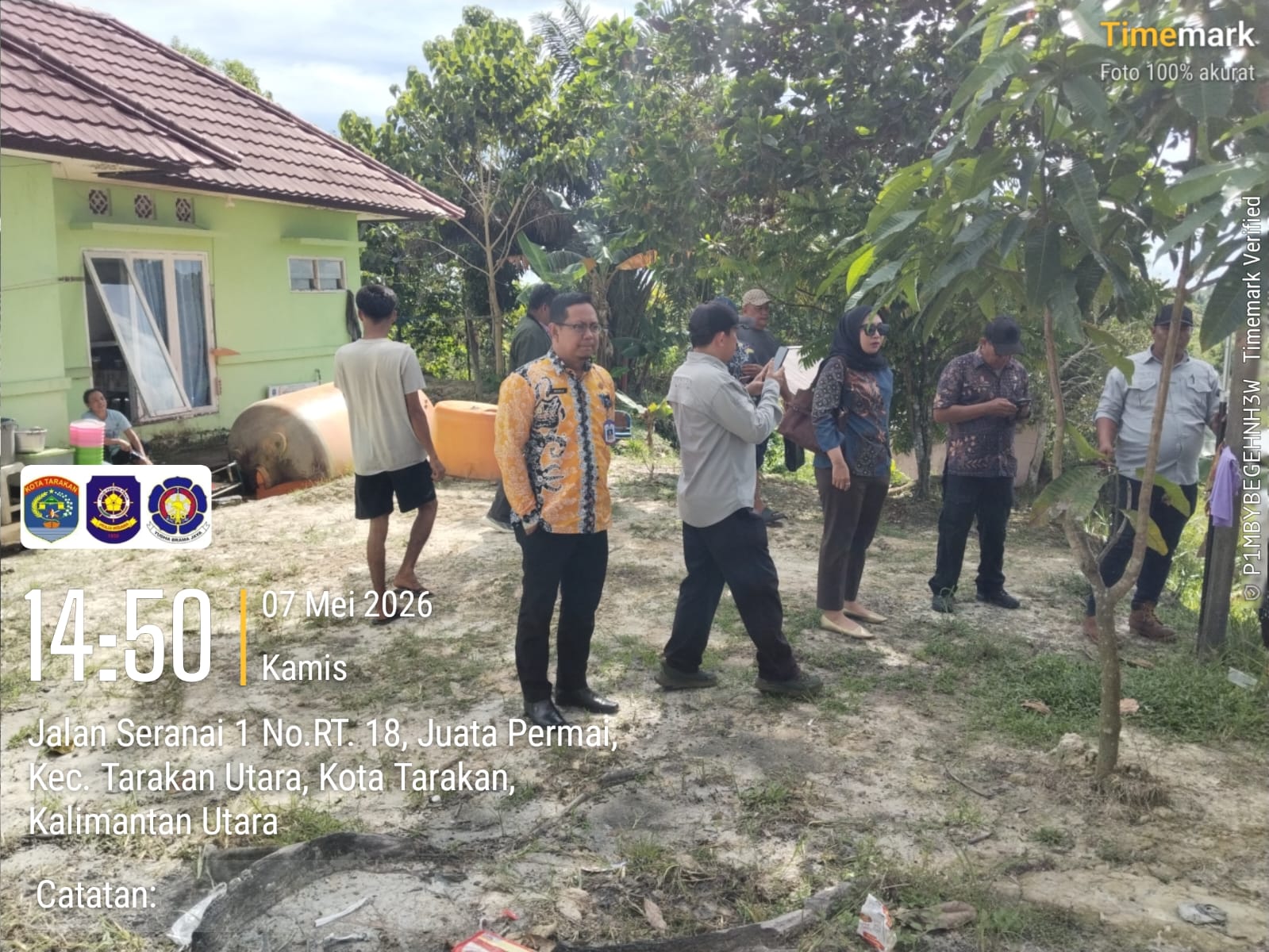 Peninjauan Lokasi Penyelesaian Permasalahan Tanah Panti Jompo/Dhuafa Baznas Kota Tarakan